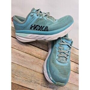 Hoka One One Bondi 7 Shoes Aqua Blue Women’s Size 8.5 1110519